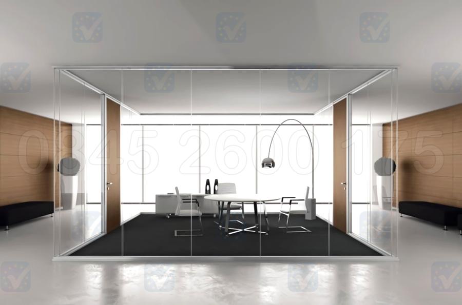 Double Glazed Partitions Euro Shopfronts 0845 2600 175   Double Glazed Office Partitions 